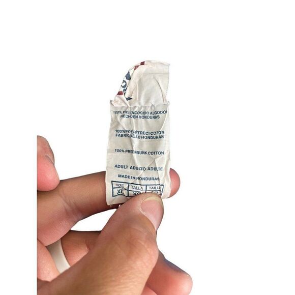 Vintage Washington DC 80's Blue and Neon T-shirt Size XL - Picture 3 of 3